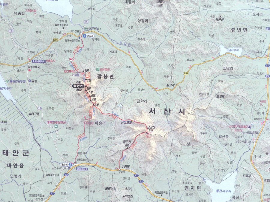 서산등산로1코스 이미지