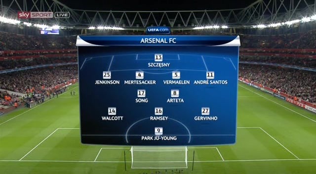 PAKR CHU YOUNG in ARSENAL 2011~2012 | 인스티즈