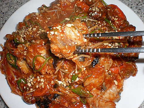 쫄깃매콤 아구찜 이미지