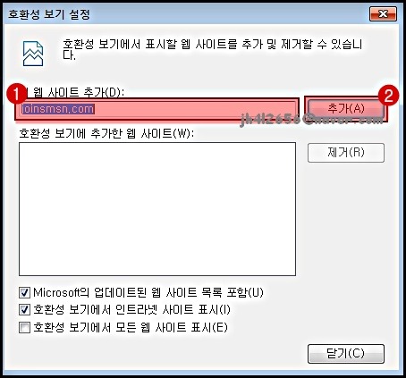 정상표시 이미지