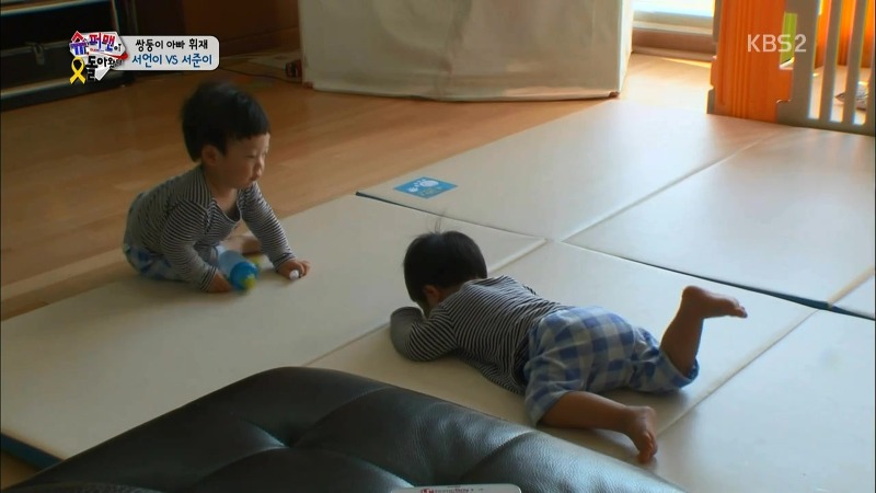 [슈퍼맨이돌아왔다] 작은병 하나때문에 싸우는 서언,서준이 | 인스티즈