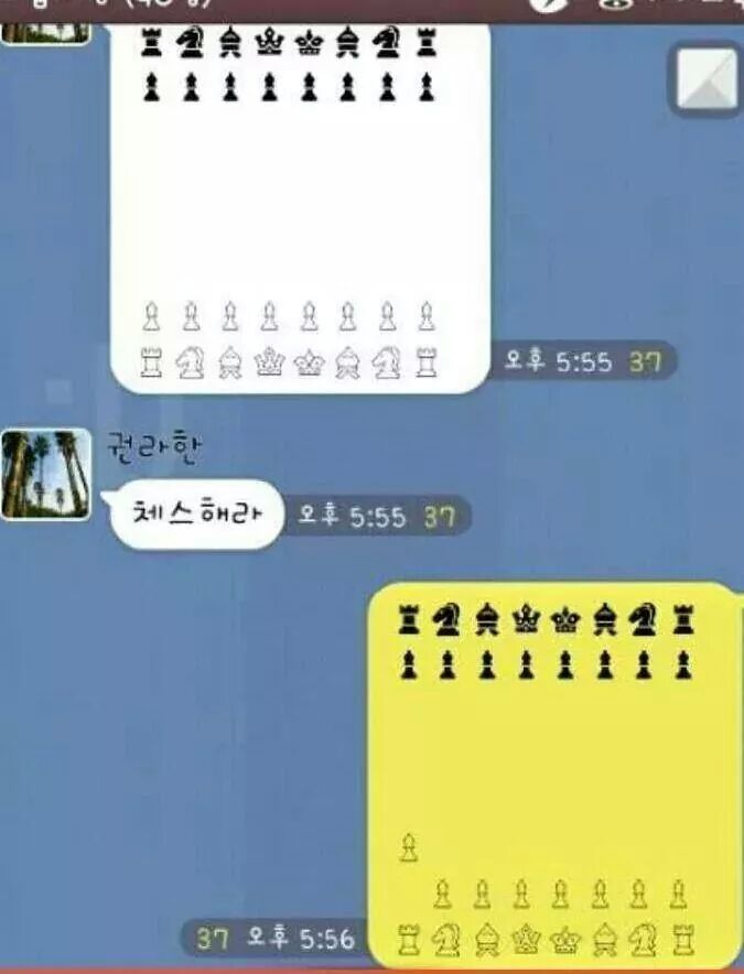 카톡으로 체스하는 법.jpg | 인스티즈