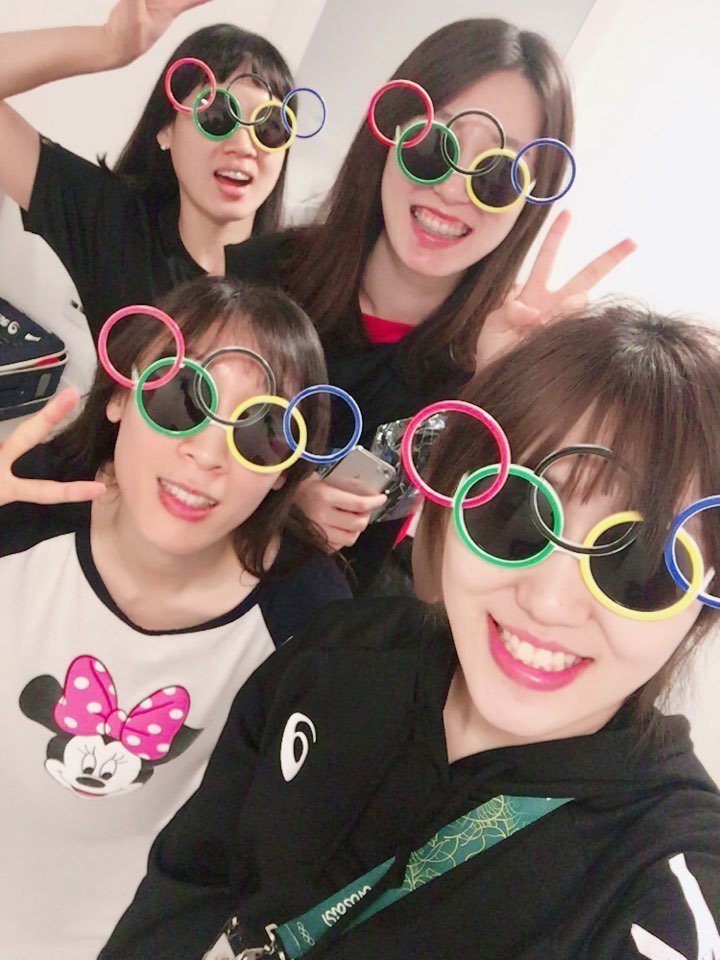 한국여자팀 배구전 승리후... | 인스티즈