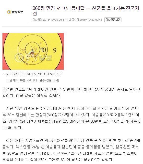 우리나라 양궁 클라스 + 양궁협회 클라스 | 인스티즈