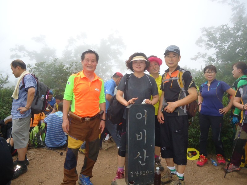 어비산 정상(829m) 이미지