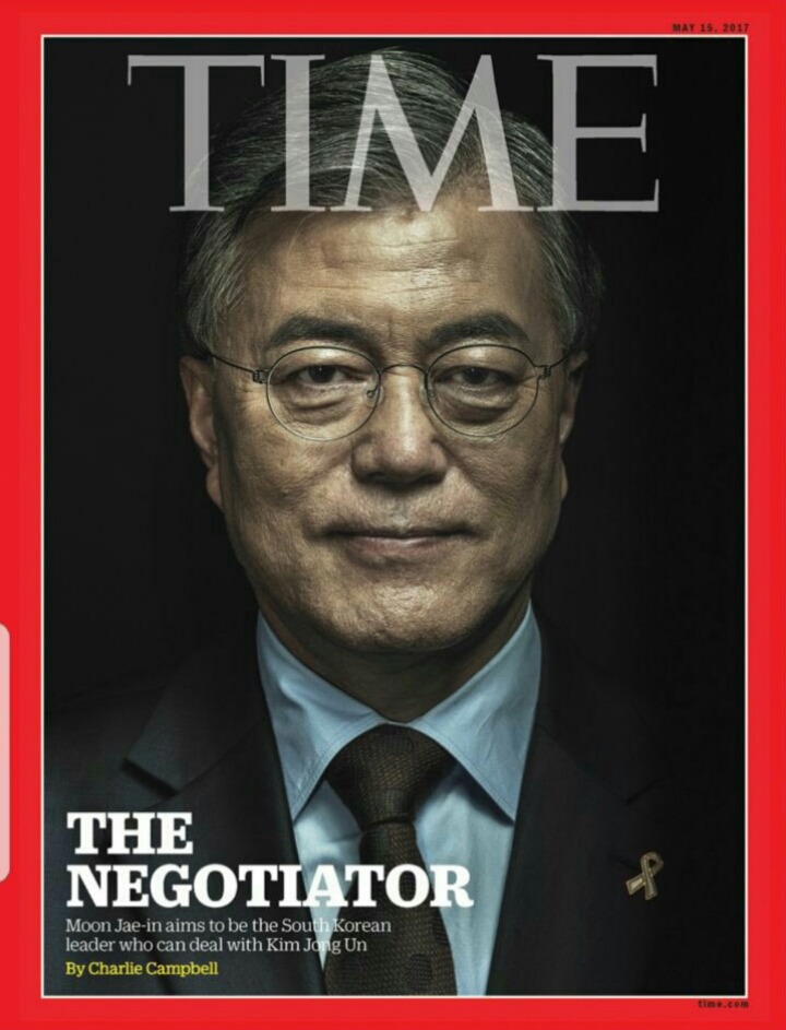 오피셜 문재인 타임즈 표지 모델 | 인스티즈