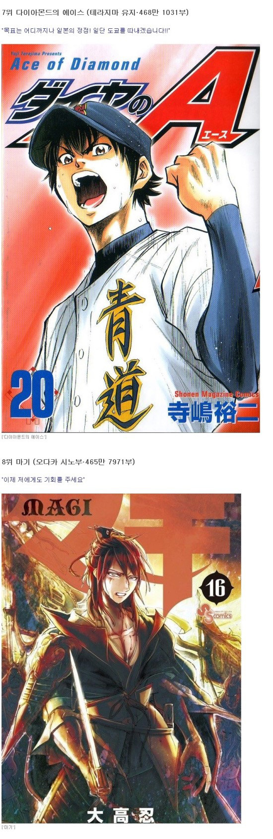 2014년도에 일본에서 가장 많이 팔린 만화책 25선 | 인스티즈