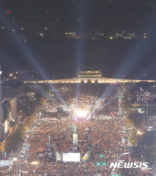 2016년 11월 12일 100만 박근혜 하야집회.jpg | 인스티즈
