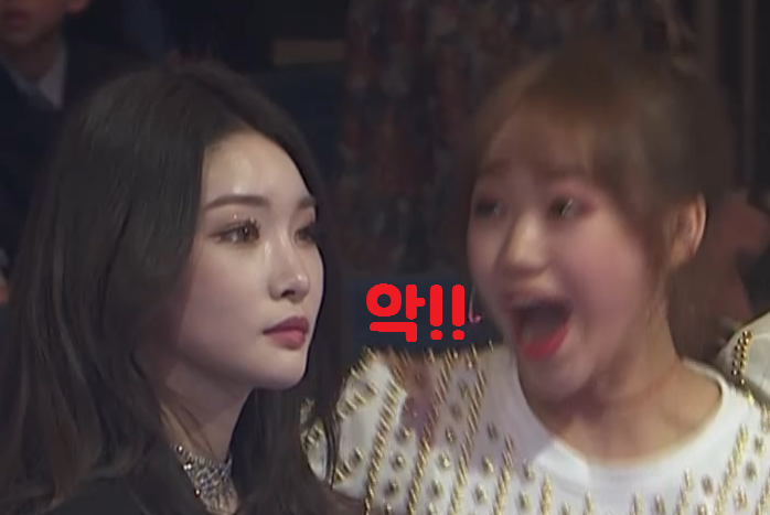 ioi MAMA에서 유정이 때문에 식겁하는 아이오아이 청하 (I.O.I) | 인스티즈