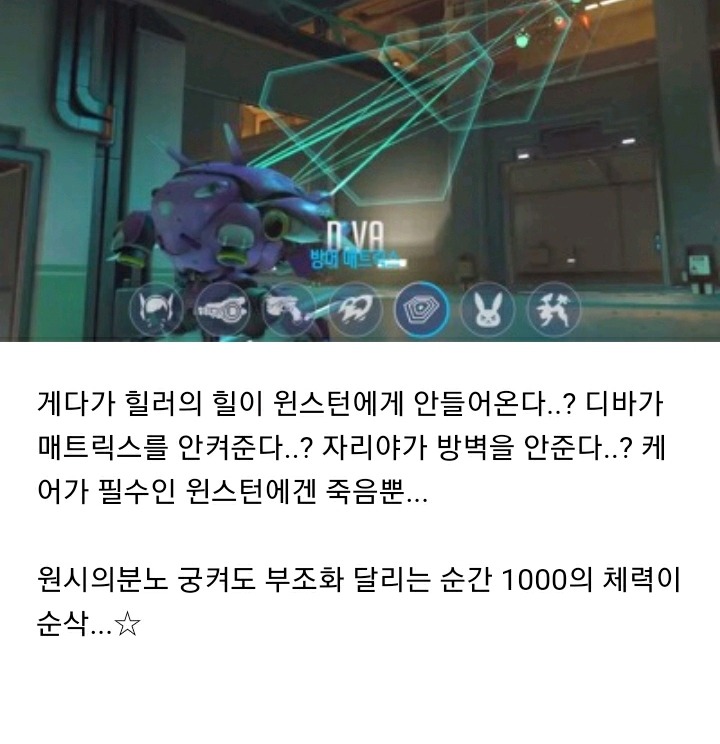 오버워치에서 가장 보기 힘든 포지션 | 인스티즈