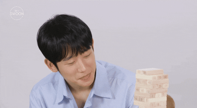  젠가게임하는데 성격 보이는 한지민 정해인.jpgif | 인스티즈