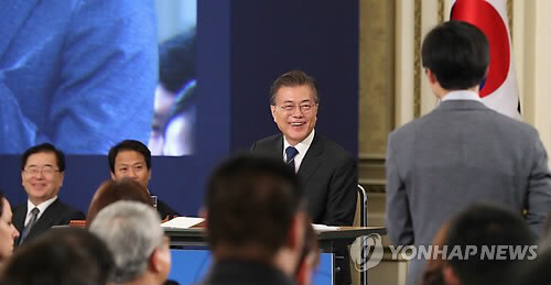 [문재인] 문재인 대통령 취임 100일 기자회견현장 사진 | 인스티즈