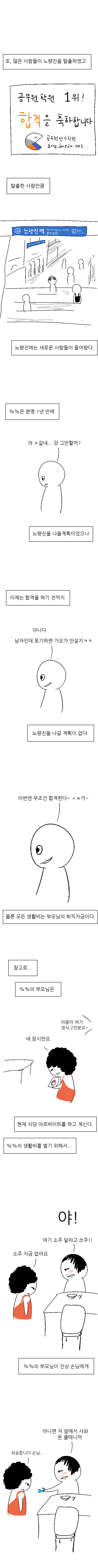 노량진 공무원 준비생의 현실 | 인스티즈