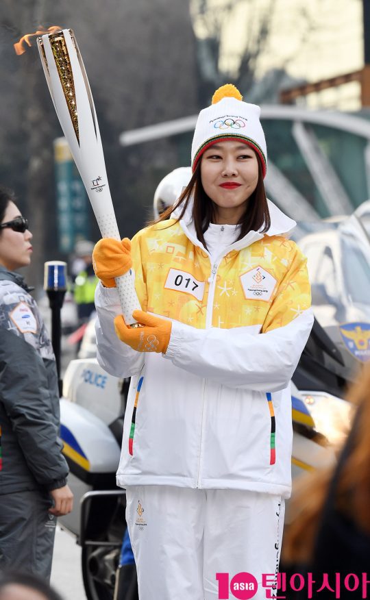 한혜진 성화봉송. jpg | 인스티즈