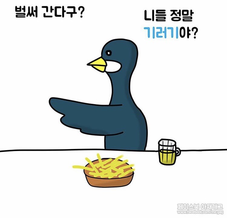 새들이 술 마실 때 하는 말. jpg | 인스티즈