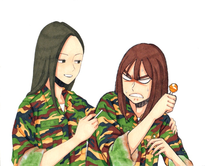 뷰티풀 군바리 팬아트 투척하고 갑니다// | 인스티즈