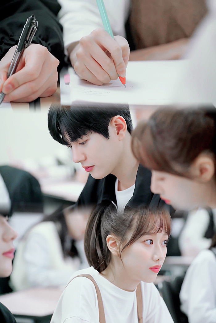 기억해..? 복도에서 떠들다.. 같이 혼나던 우리 둘... 기억 조작이 따로 없는 하이틴 웹드 | 인스티즈