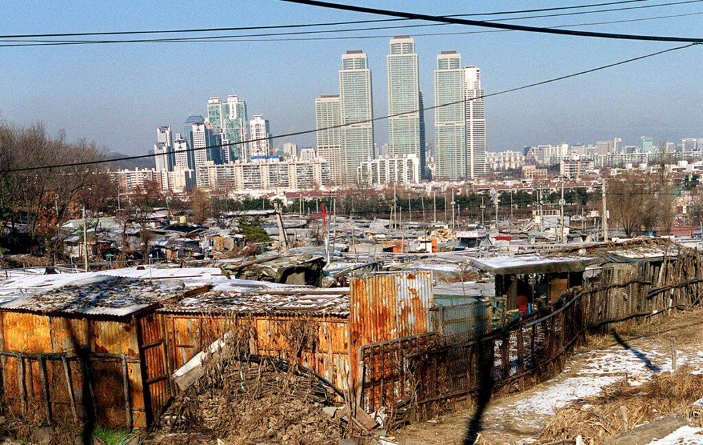하늘에서 본 부자 동네와 가난한 동네 | 인스티즈