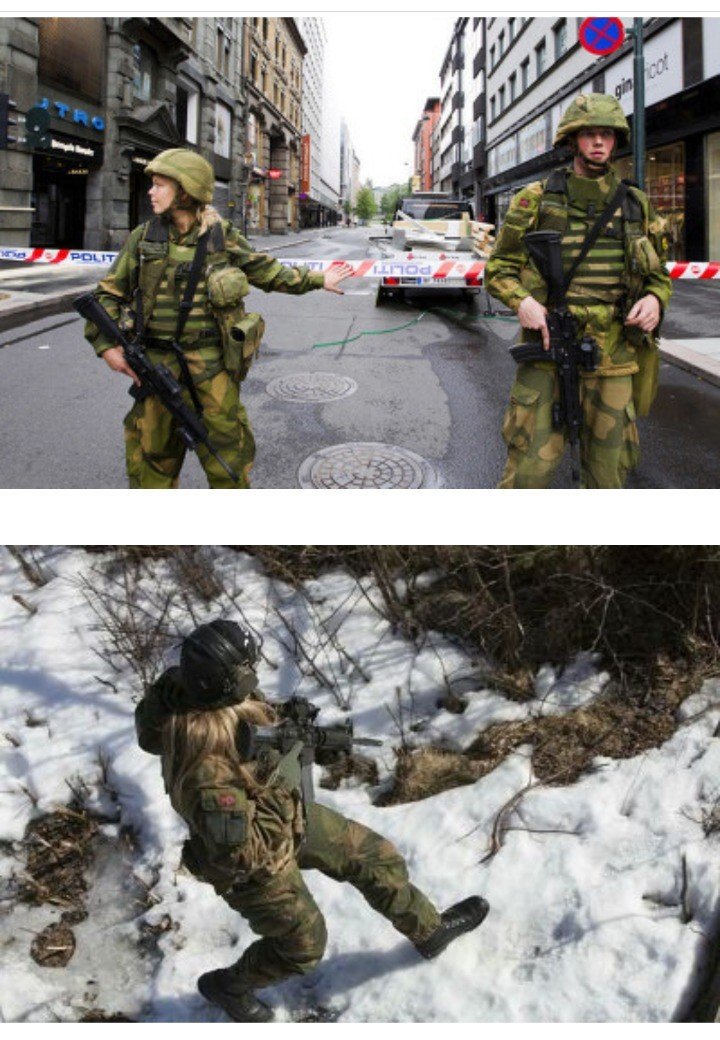 노르웨이는 여군들과 같은 생활관을 씀 | 인스티즈