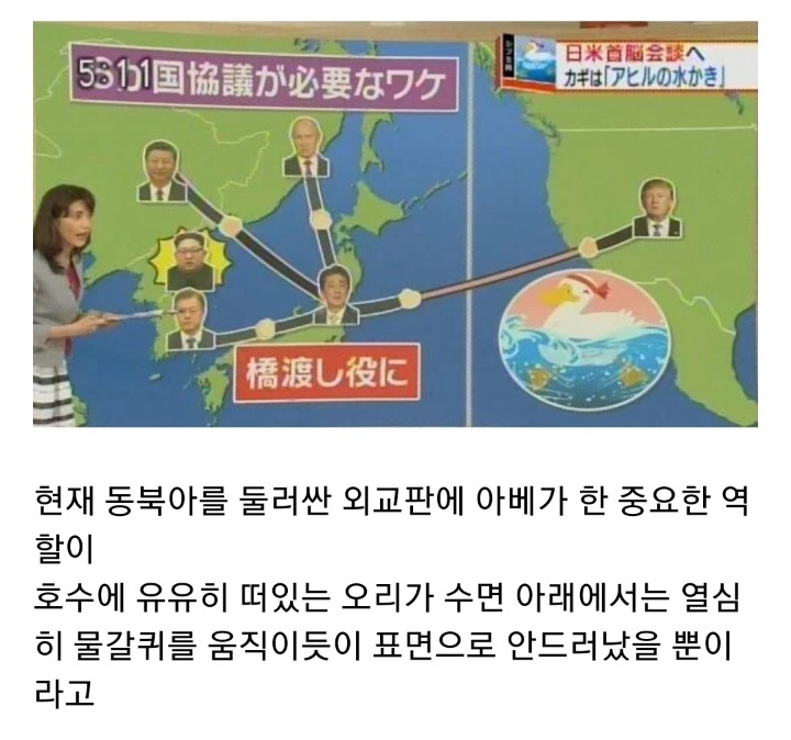 일본 언론 "아베는 오리다" | 인스티즈