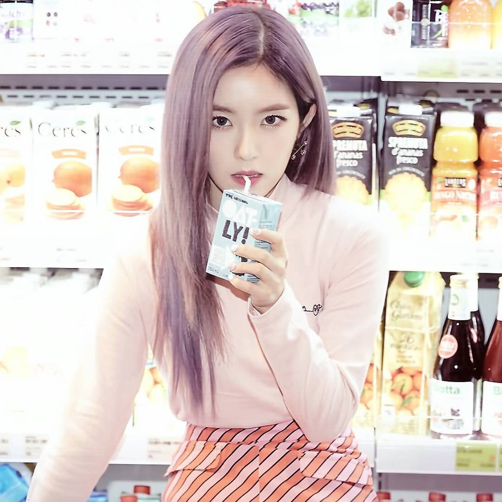 1년전 보라색 머리 아이린.jpgif | 인스티즈