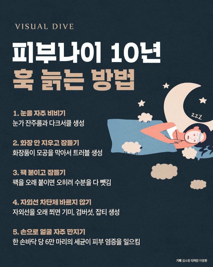 피부나이 10년 훅 늙는 방법 | 인스티즈