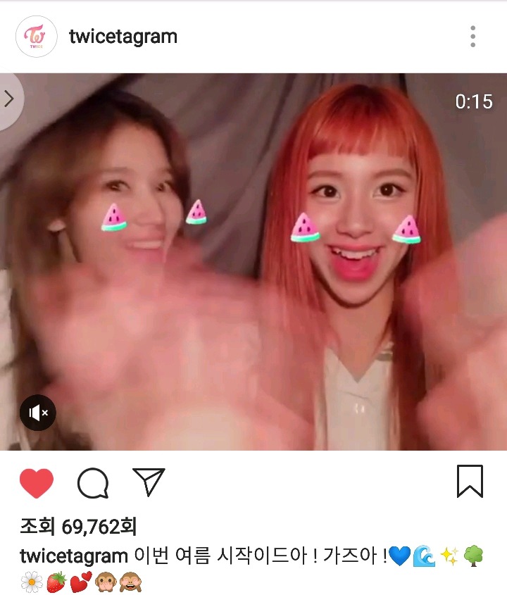트와이스 사나 채영 인스타그램 | 인스티즈